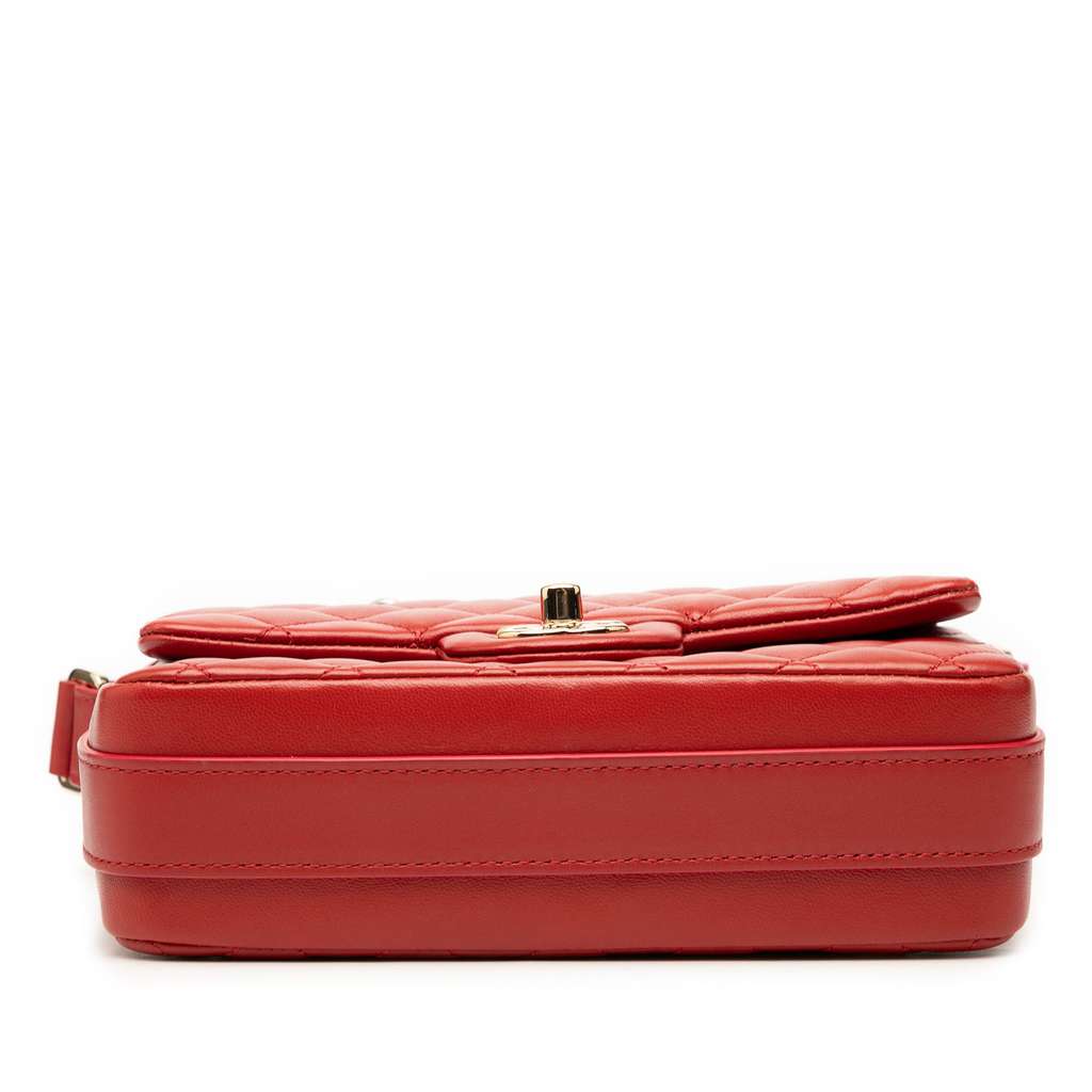 Chanel CC Quilted Calfskin Ruffle Strap Flap - 3