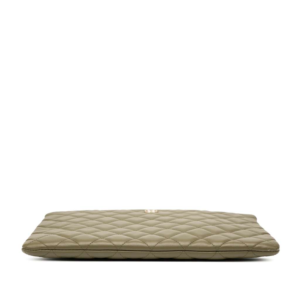 Chanel Medium Quilted Lambskin Cuba La Habana O Case Clutch - 3