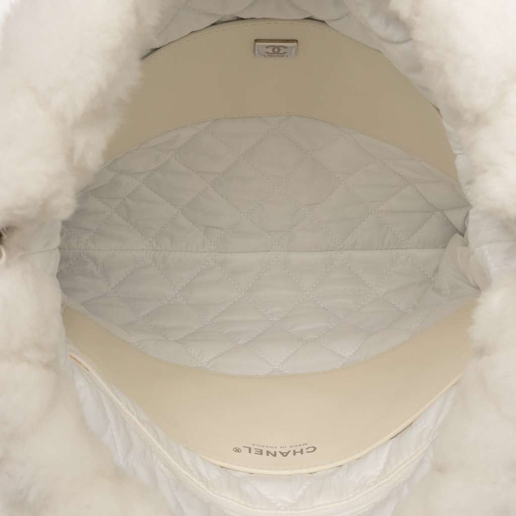 Chanel CC Shearling Coco Neige Backpack - 4