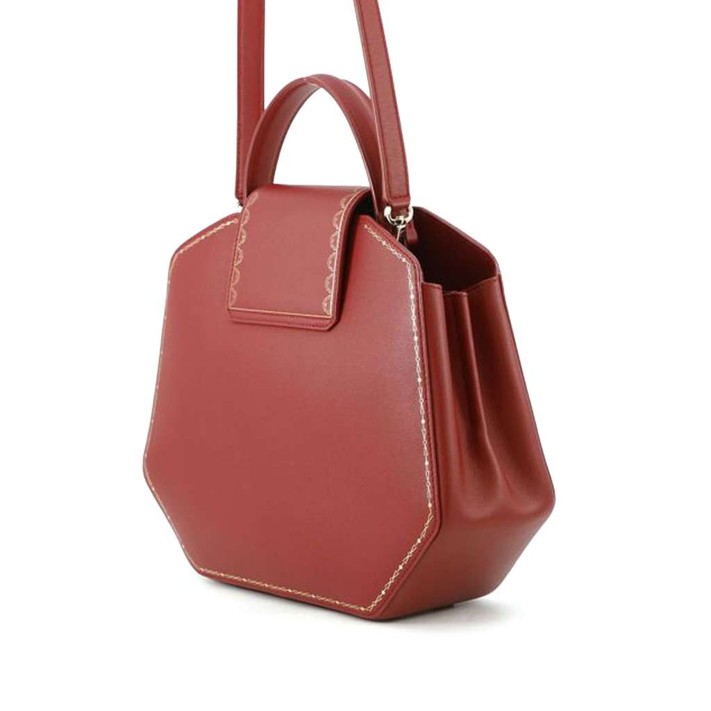 Cartier Smooth Calfskin Guirlande De Cartier Top Handle Bag - 2