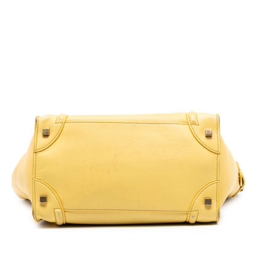 Celine Mini Leather Luggage Tote - 3