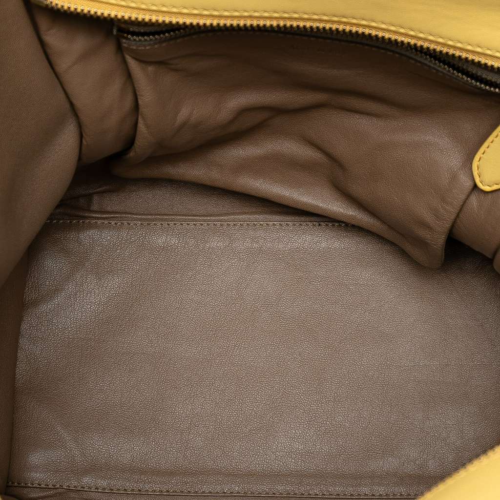 Celine Mini Leather Luggage Tote - 4