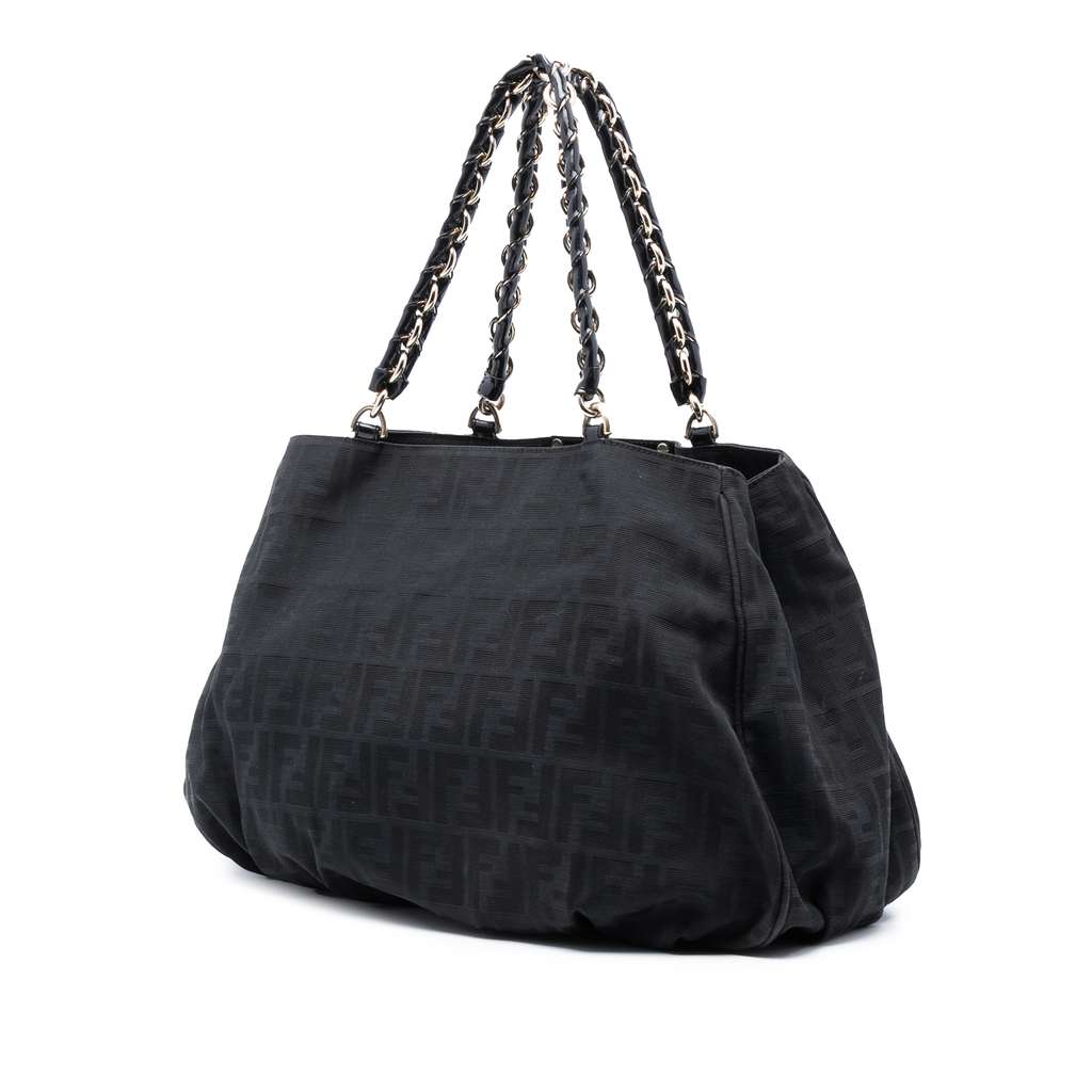 Fendi Zucca Canvas Mia Chain Tote - 2