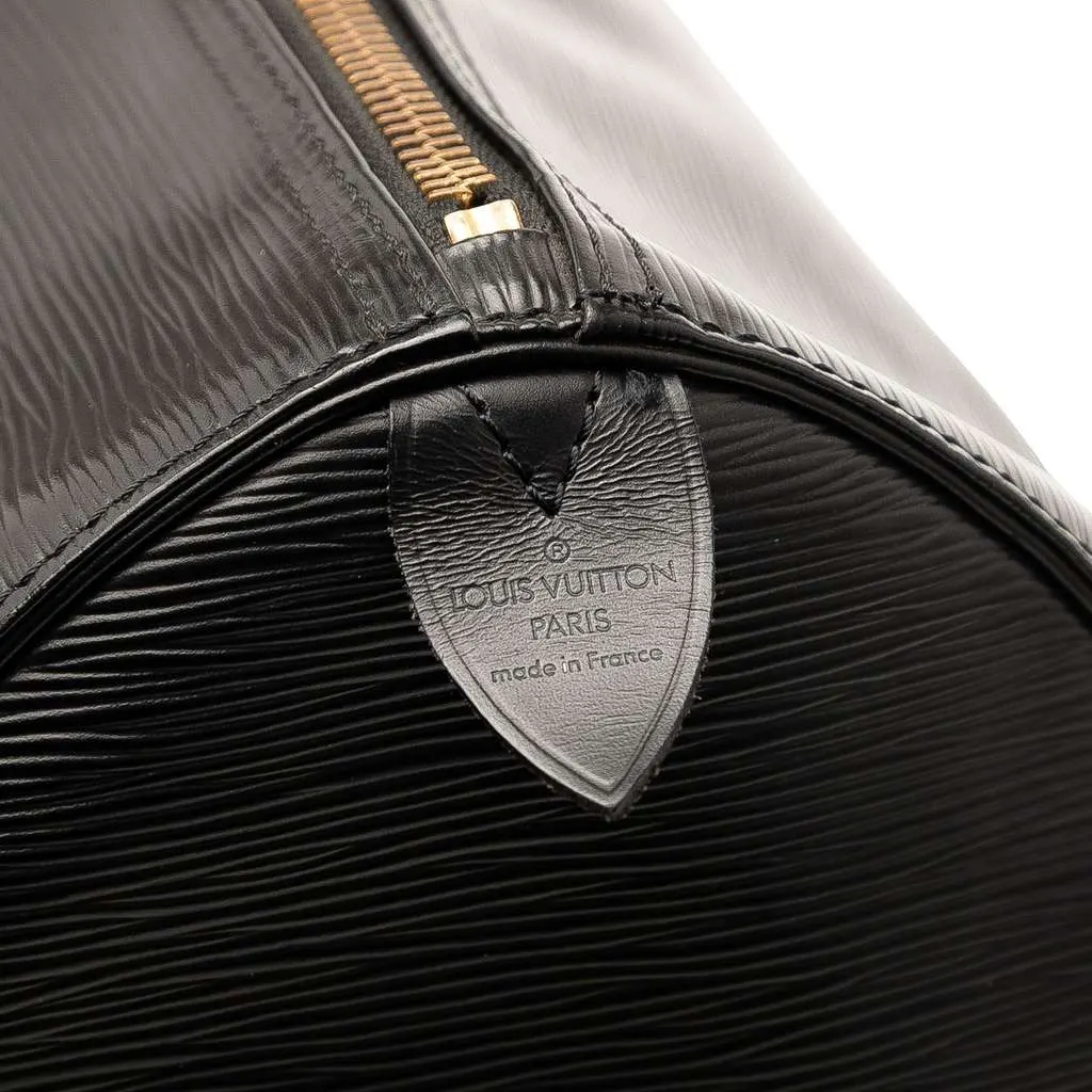 Louis Vuitton Epi Keepall 50 Black Leather Good - Box View