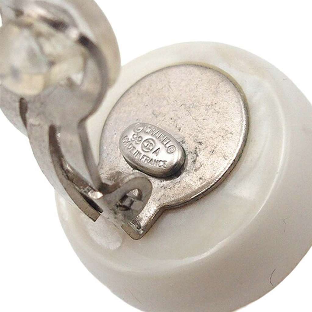 Chanel CC Resin Clip On Earrings - 3