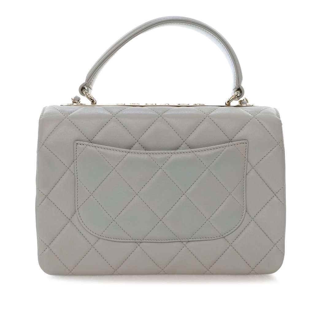 Chanel Small Lambskin Trendy CC Top Handle Flap - 2