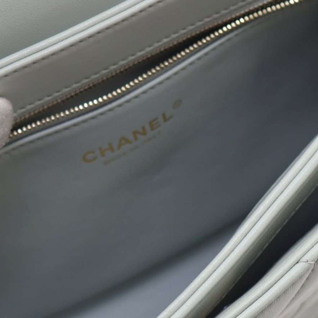 Chanel Small Lambskin Trendy CC Top Handle Flap - 4