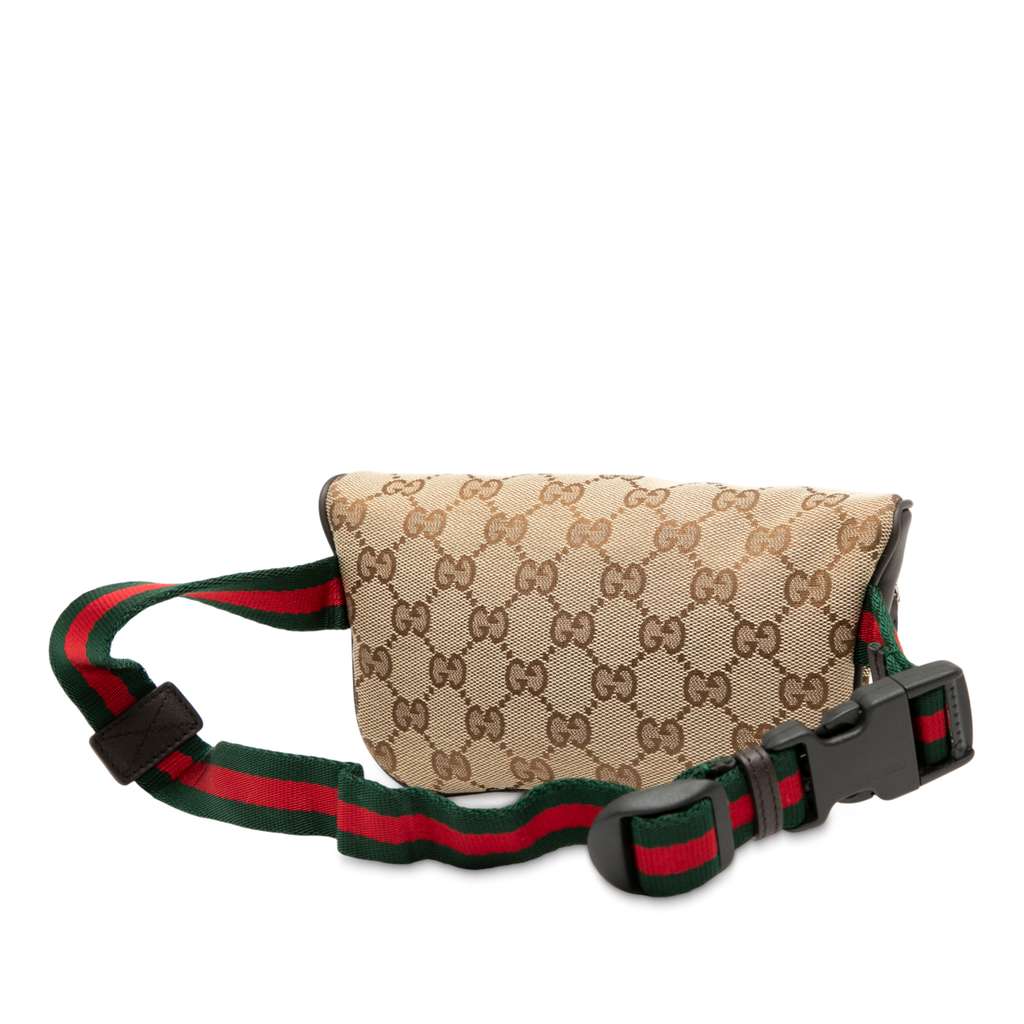 Gucci GG Canvas Web Childrens Belt Bag - 2