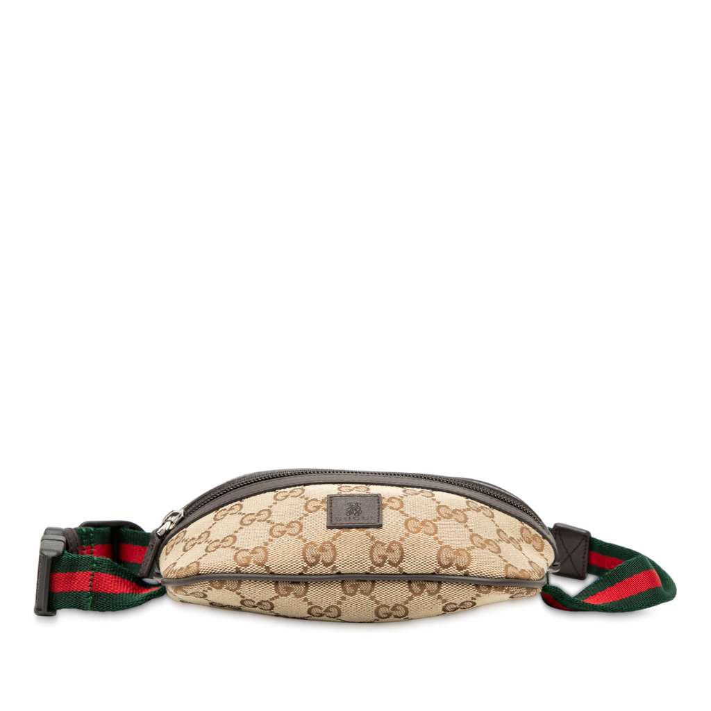 Gucci GG Canvas Web Childrens Belt Bag - 3