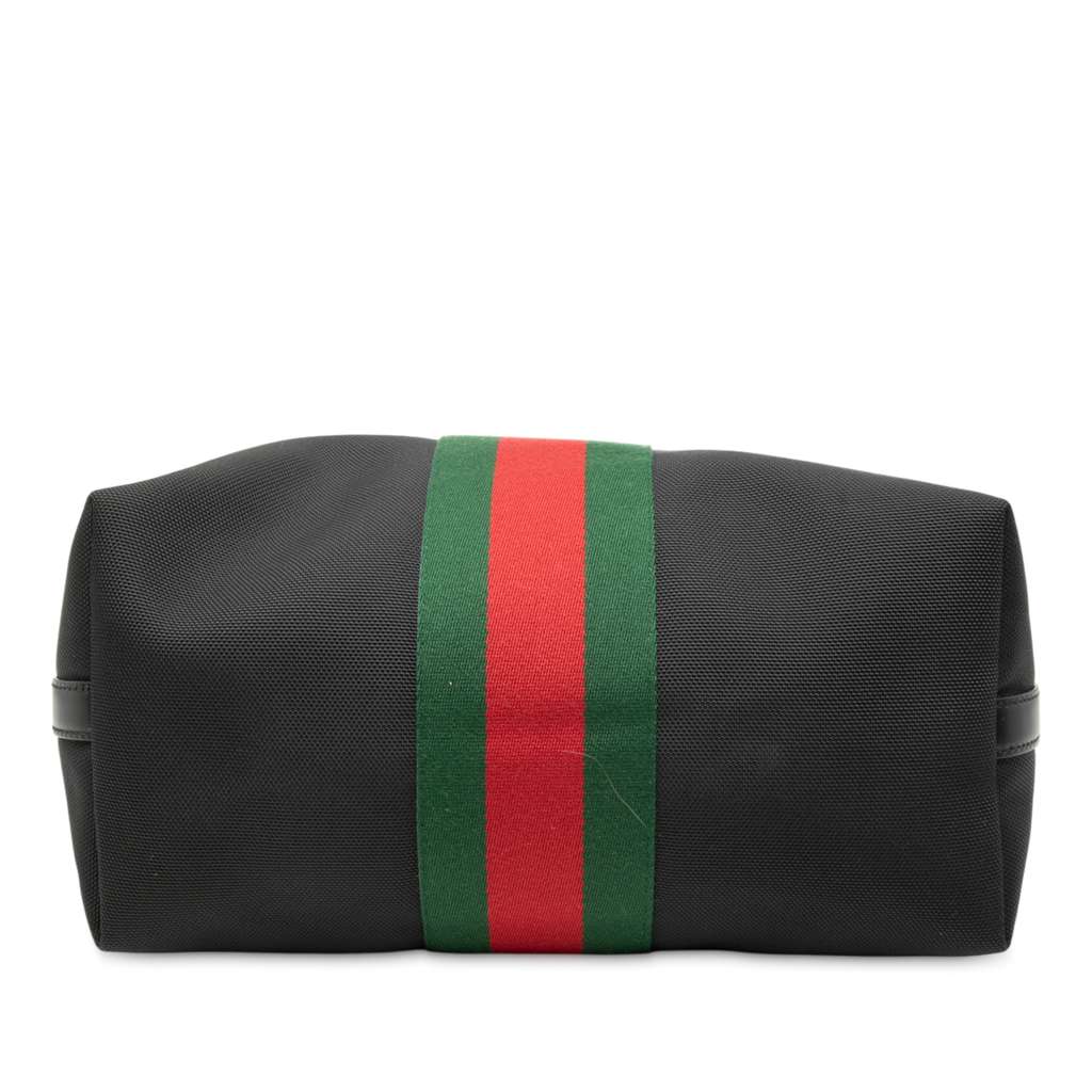 Gucci Canvas Techno Web Vertical Zip Tote - 3