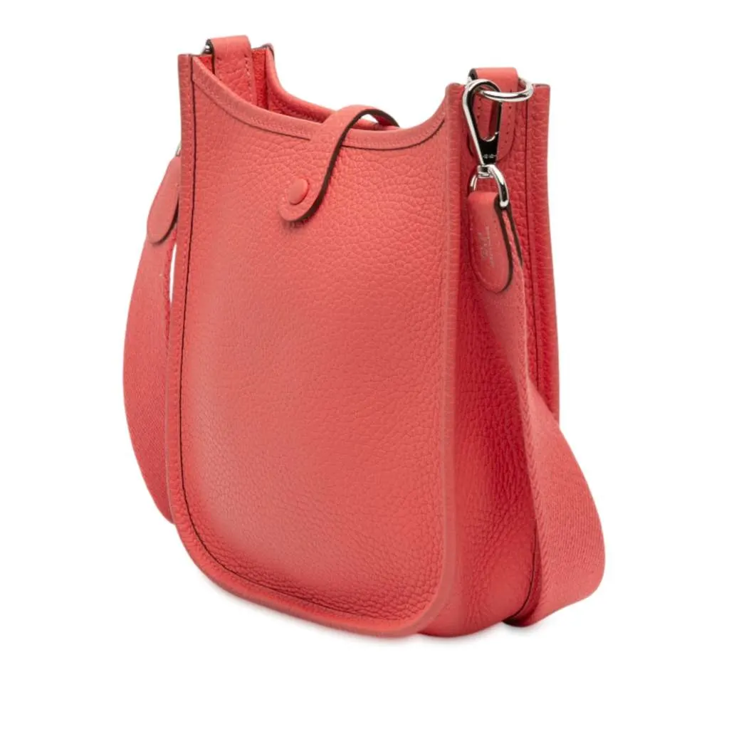 Hermès Clemence Amazone Evelyne TPM 16 Pink Leather Very good - Back View