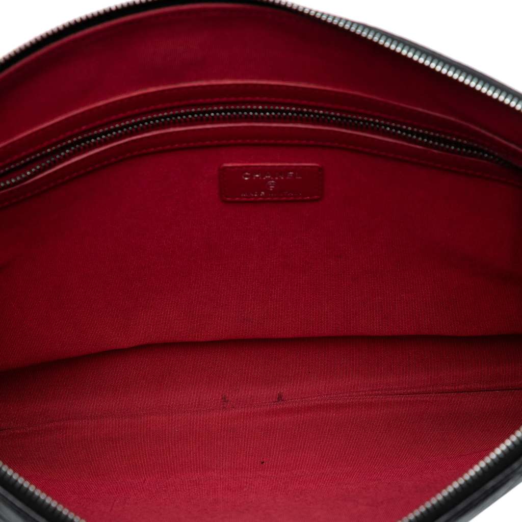 Chanel Large Aged Calfskin Gabrielle O Case Clutch - 4
