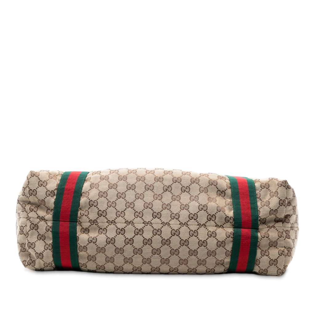 Gucci GG Canvas Web Tote - 3