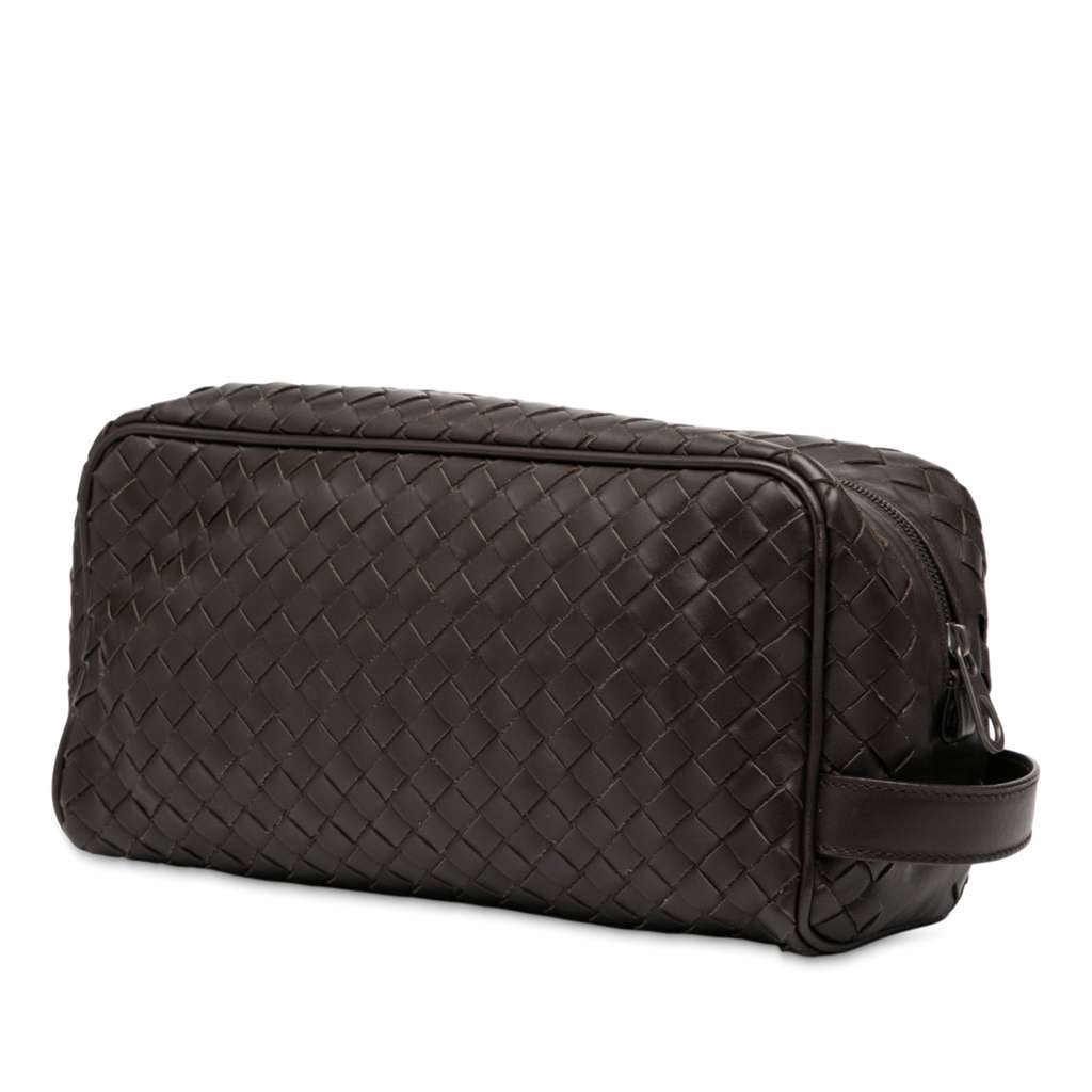 Bottega Veneta Calfskin Intrecciato Travel Pouch - 2
