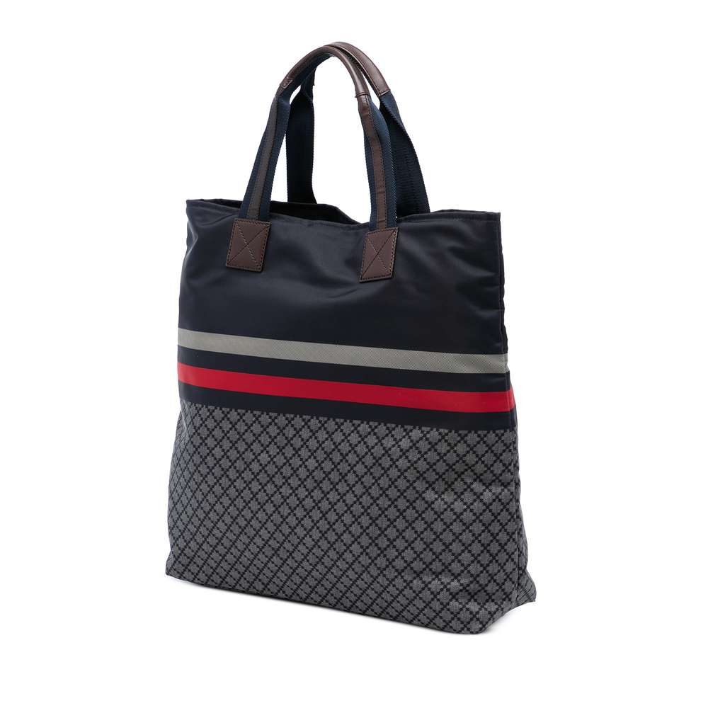 Gucci Diamante Web Nylon Tote - 2