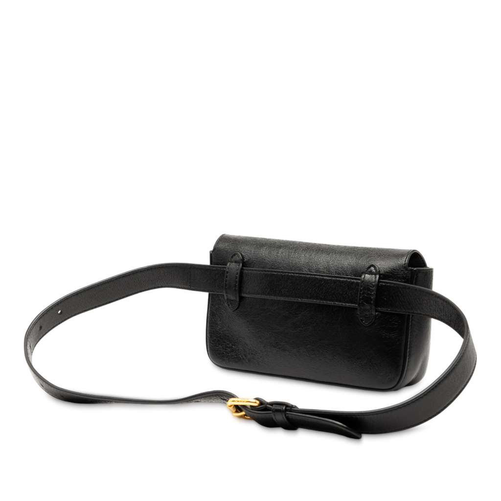 Fendi Leather FF Logo Baguette Belt Bag - 2