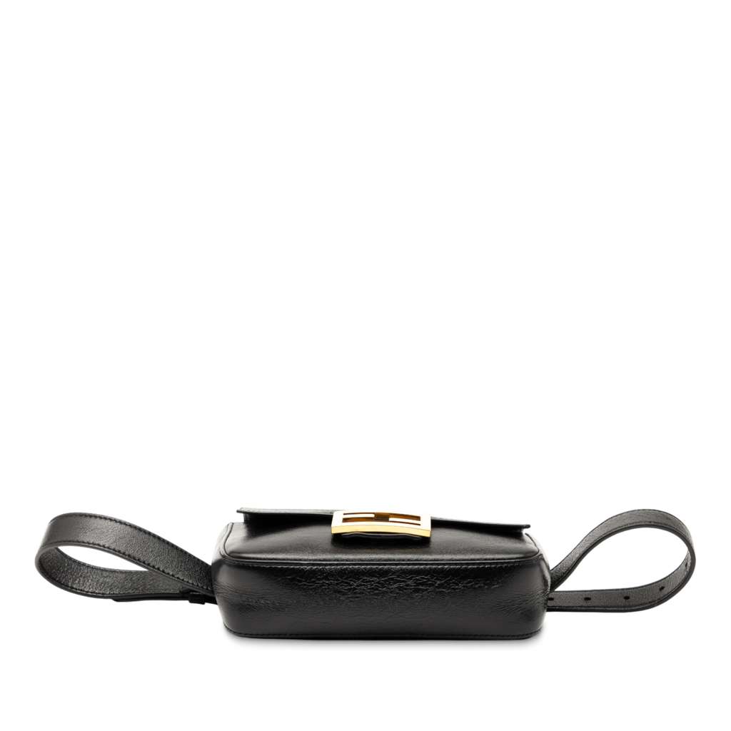 Fendi Leather FF Logo Baguette Belt Bag - 3