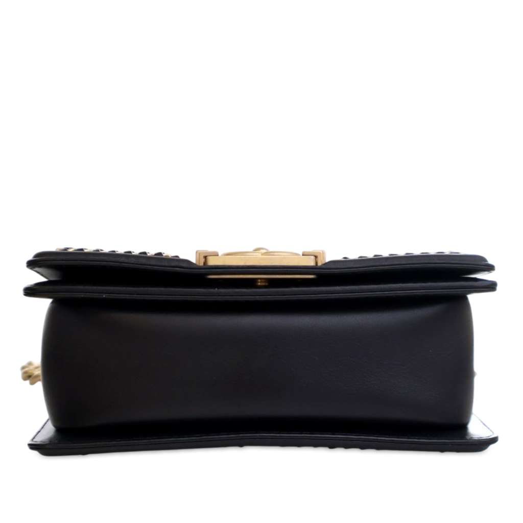 Chanel Small Calfskin  Chain Around Boy Top Handle Flap - 4