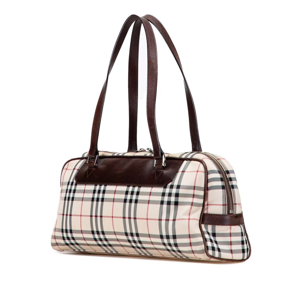 Burberry House Check Canvas Shoulder Bag - 2
