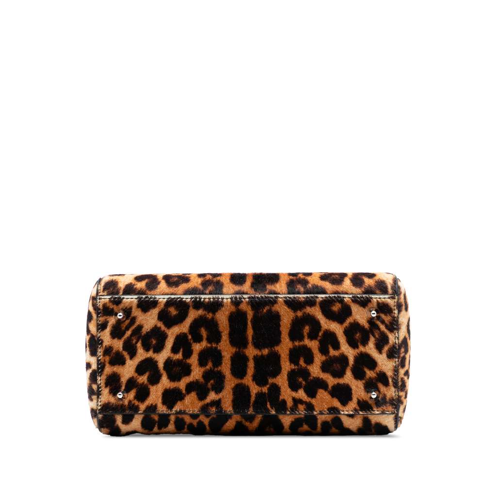Dior Medium Pony Hair Leopard Print Lady Dior - 3