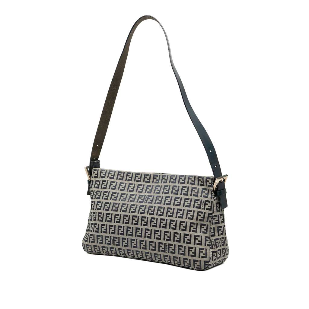 Fendi Zucchino Canvas Shoulder Bag - 2