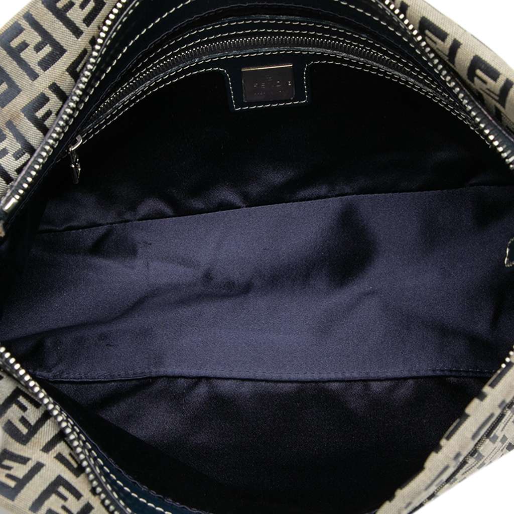 Fendi Zucchino Canvas Shoulder Bag - 4