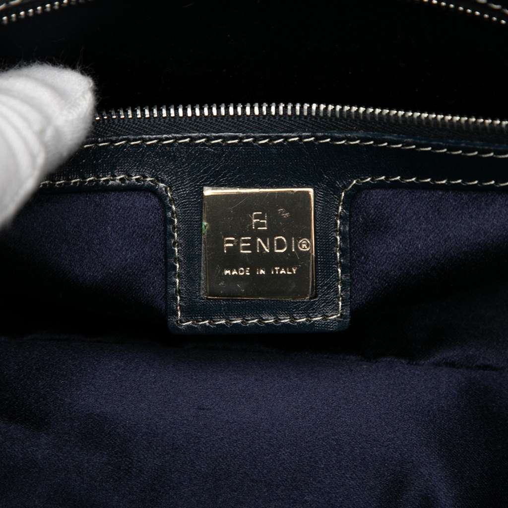 Fendi Zucchino Canvas Shoulder Bag - 5