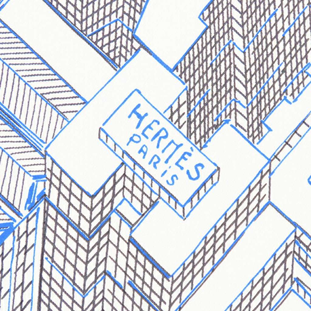 Hermès Pantin City Silk Scarf 90 - 4