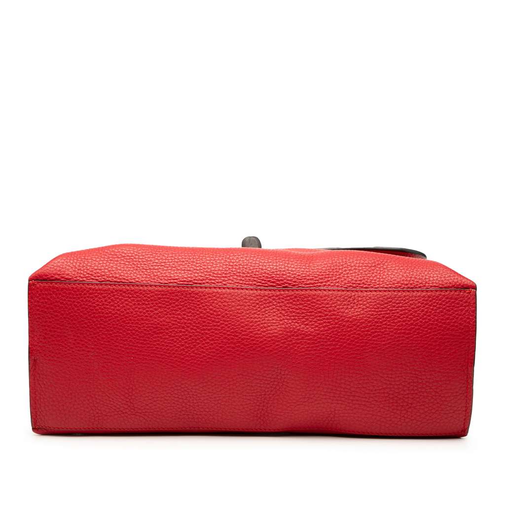 Gucci Medium Leather Bamboo Daily Satchel - 3