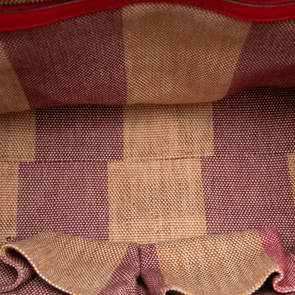 Gucci Medium Leather Bamboo Daily Satchel - 4