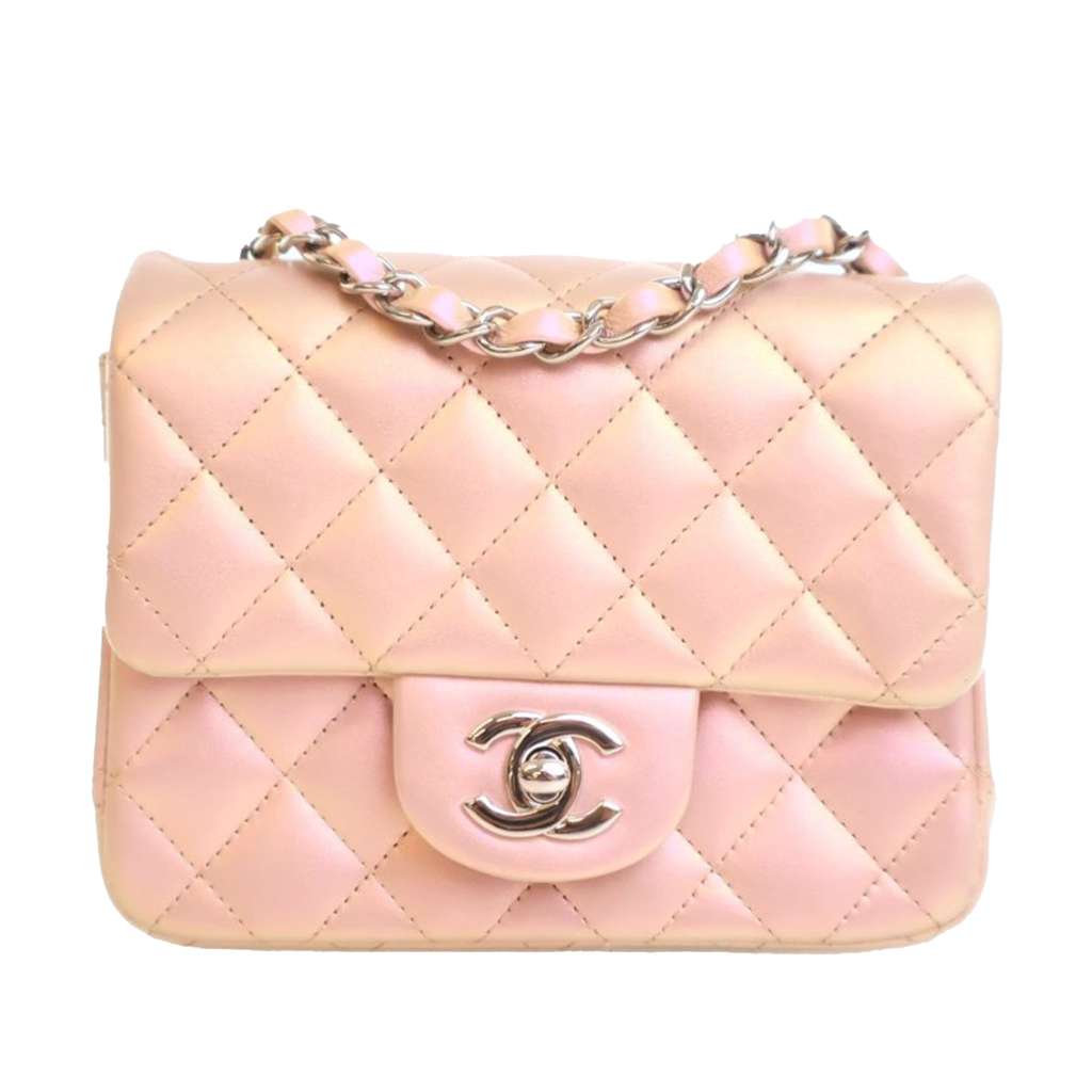 Chanel Mini Square Classic Iridescent Calfskin Single Flap
