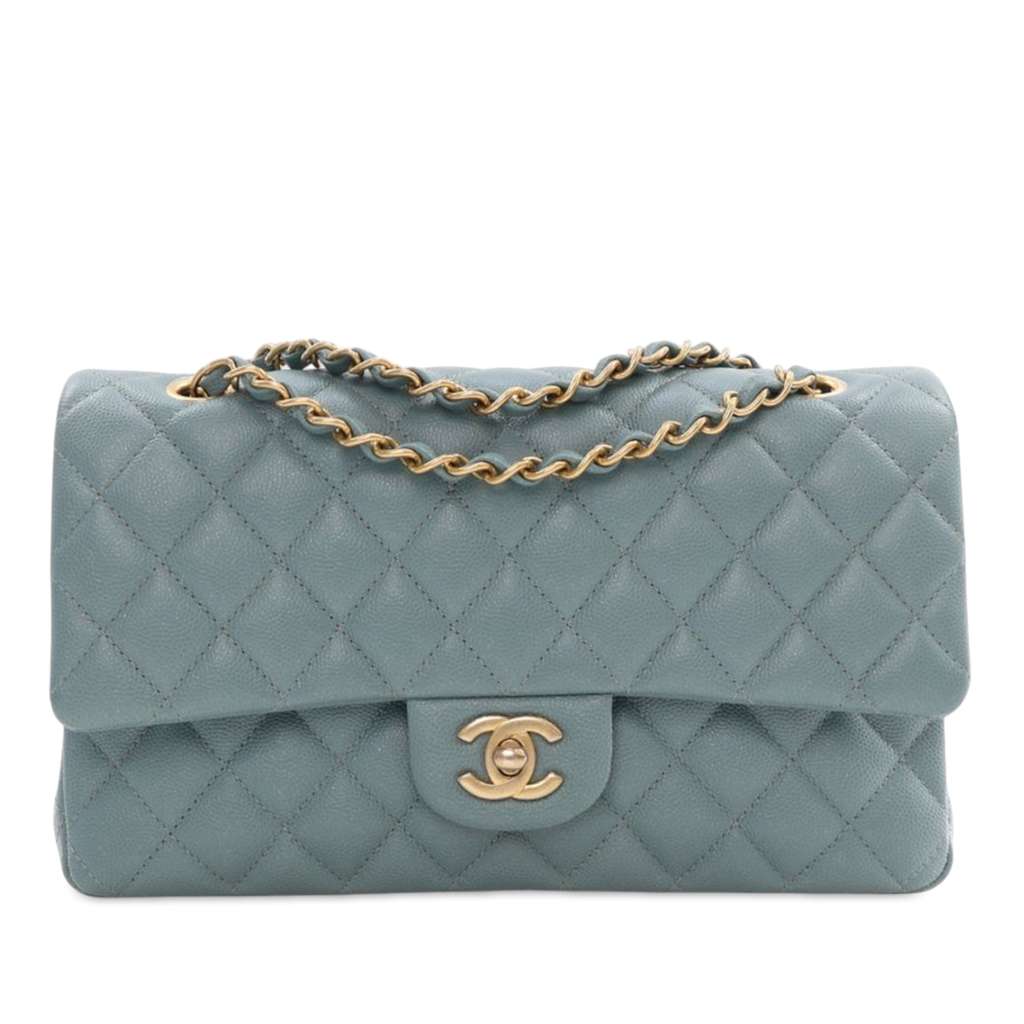 Chanel Medium Classic Iridescent Caviar Double Flap
