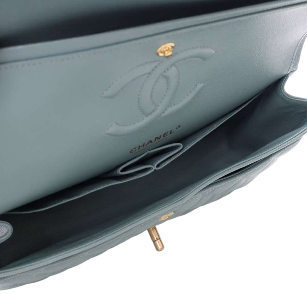 Chanel Medium Classic Iridescent Caviar Double Flap - 5