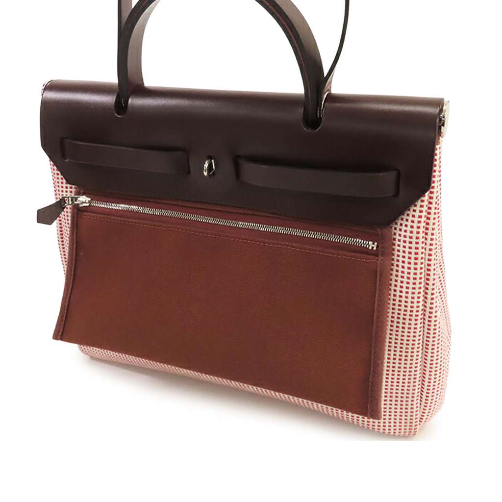 Hermès Toile Criss Viking Vache Hunter Herbag Zip 31 - 2