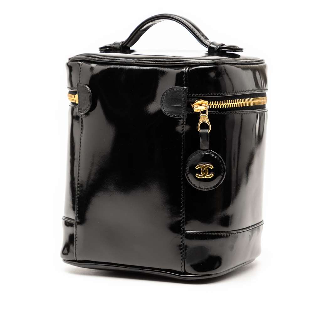 Chanel CC Patent Vanity Bag - 2