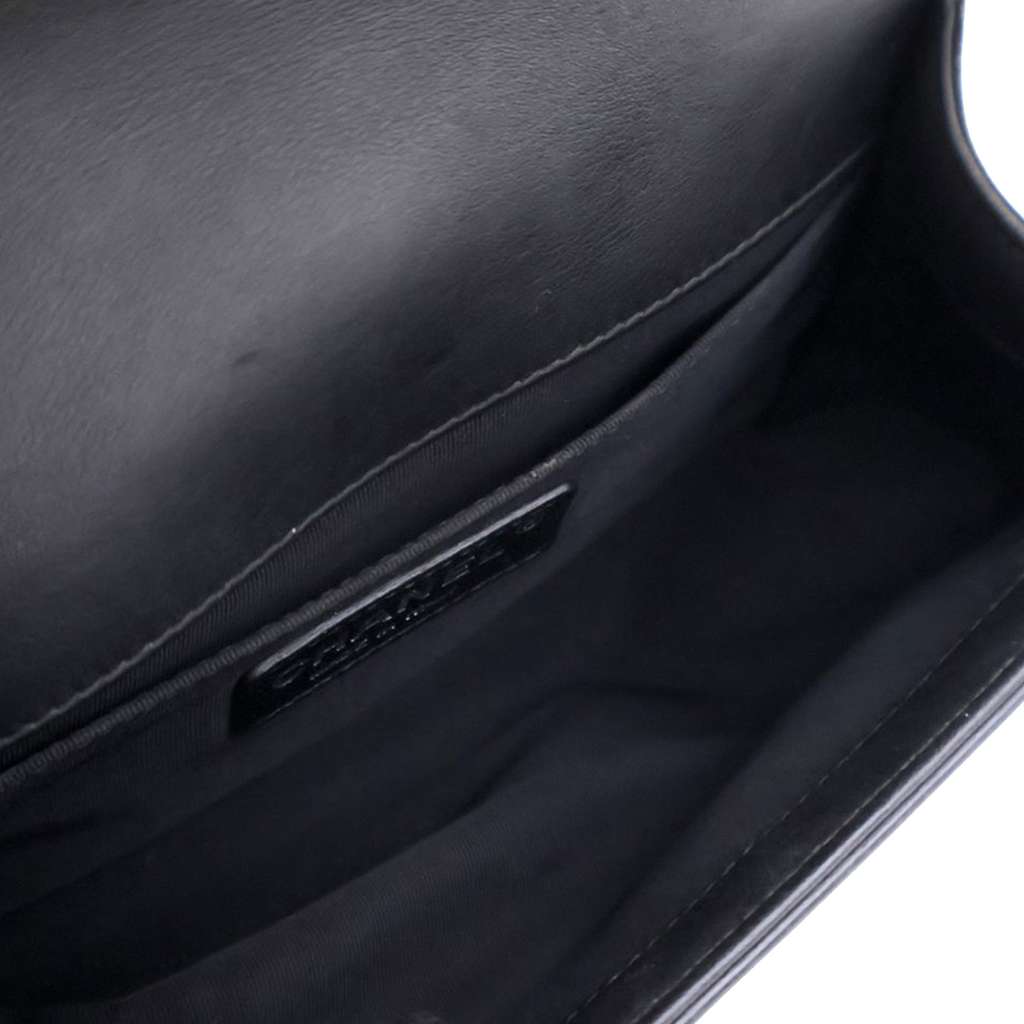 Chanel Small Quilted Patent Boy Flap - 5