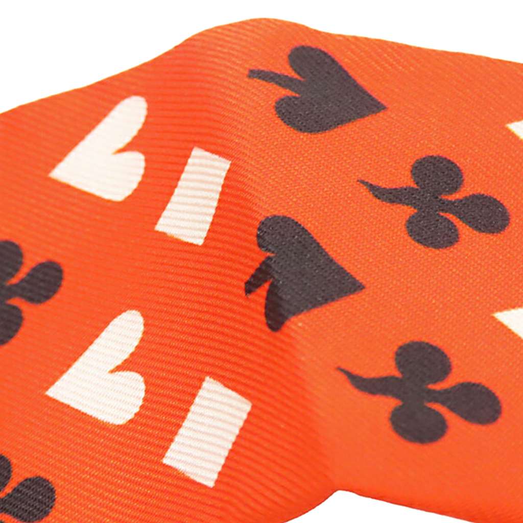 Hermès Jeu de Cartes Silk Twilly Scarf - 4