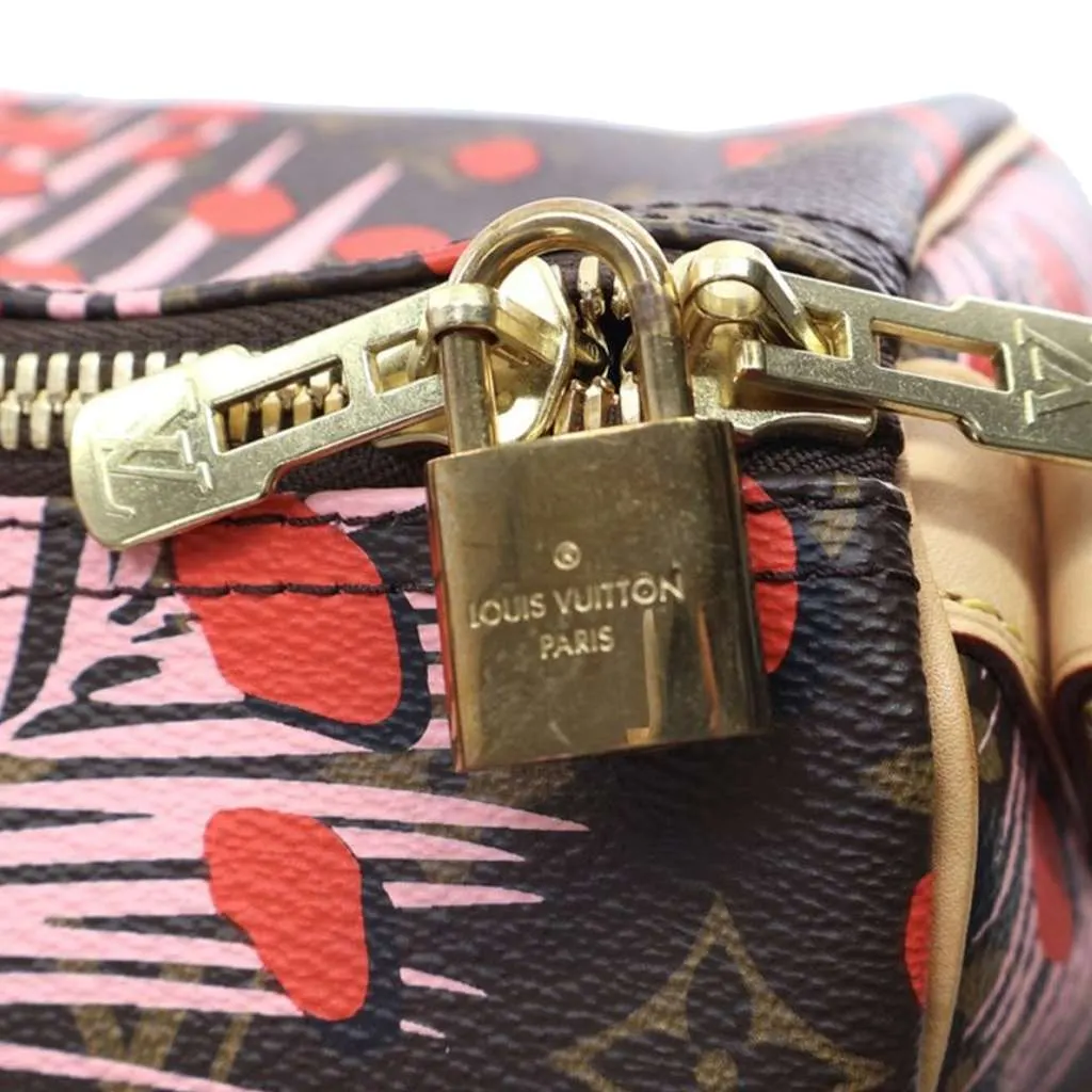 Louis Vuitton Monogram Jungle Dots Keepall Bandouliere 50 Brown Good - Box View