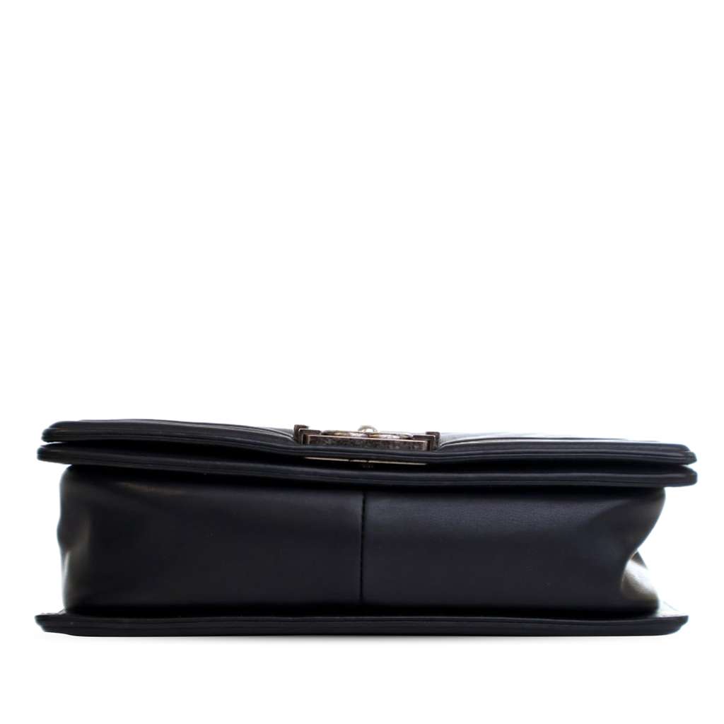 Chanel Old Medium Chevron Lambskin Boy Flap - 3