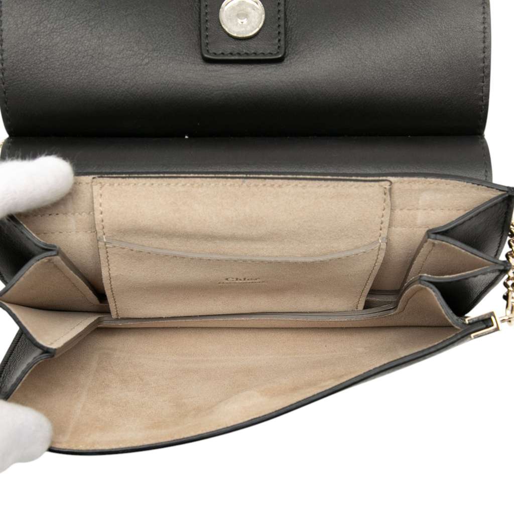 Chloé Small Calfskin and Suede Faye Crossbody - 4