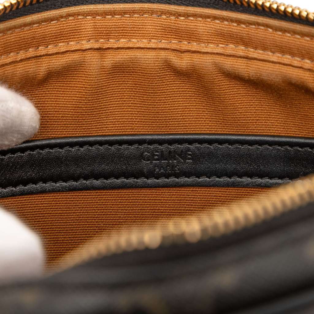 Celine Medium Triomphe Coated Canvas Logo Crossbody - 5