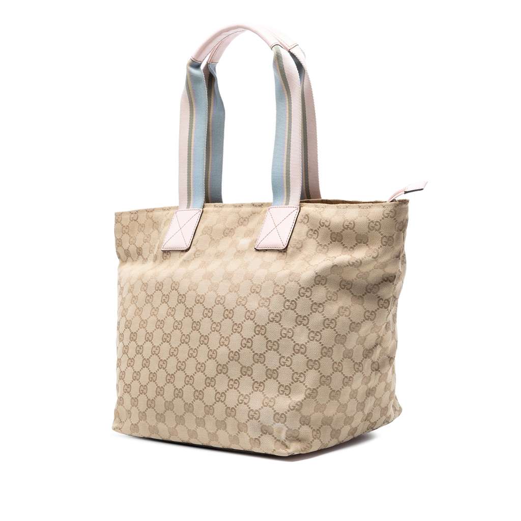 Gucci GG Canvas Web Tote - 2