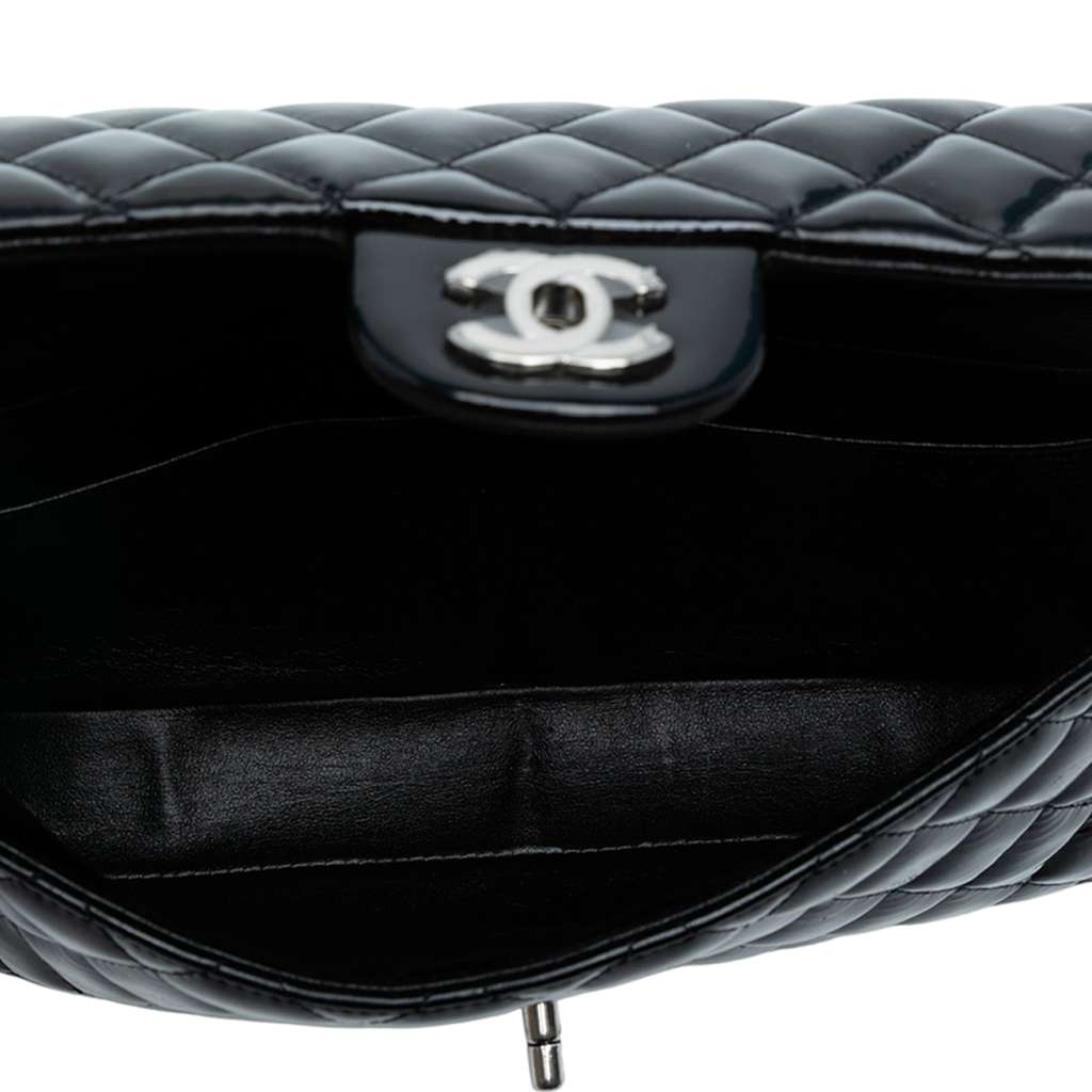 Chanel Classic Patent East West Single Flap - 4