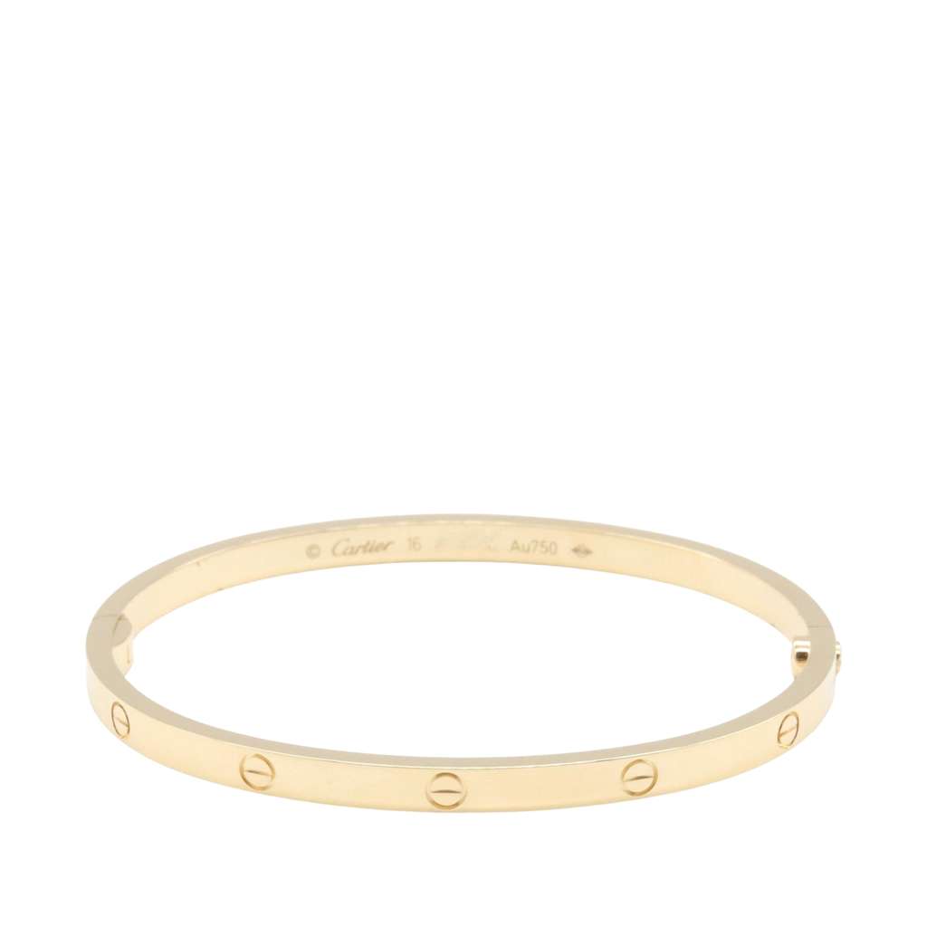 Cartier 18K Yellow Gold Small Love Bracelet