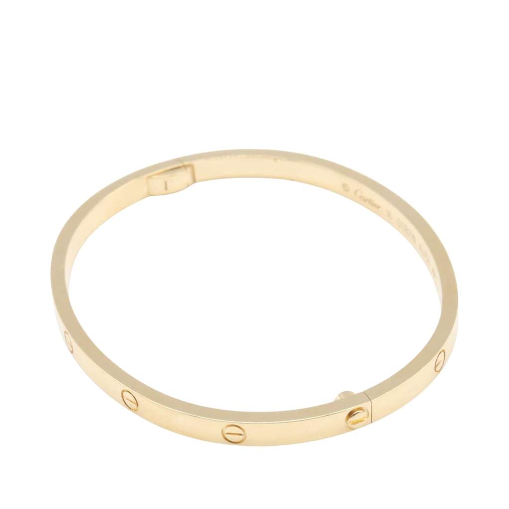 Cartier 18K Yellow Gold Small Love Bracelet - 3