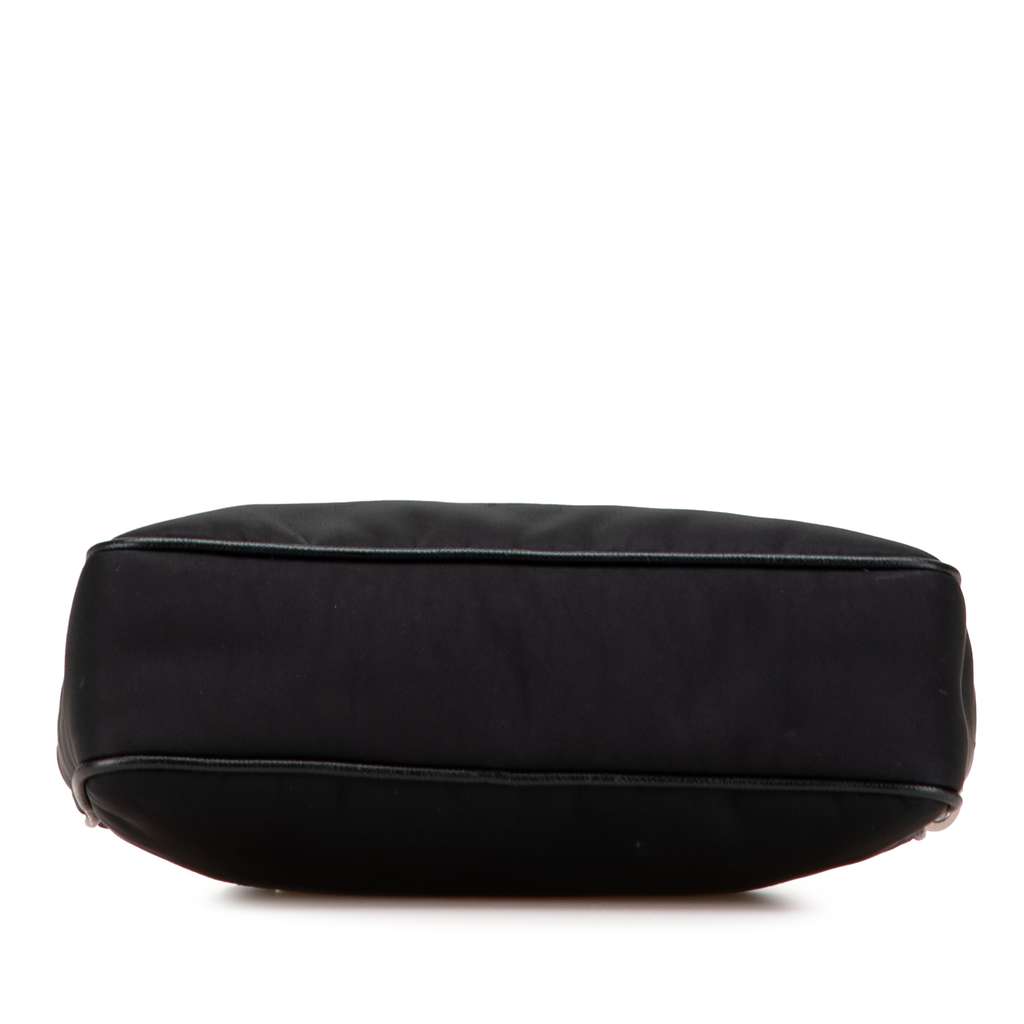 Prada Saffiano Trimmed Re Nylon Zip Top Crossbody - 3