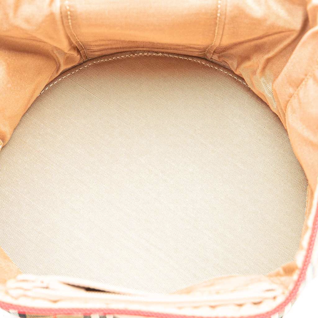 Burberry Haymarket Check Canvas Vanity Bag - 4