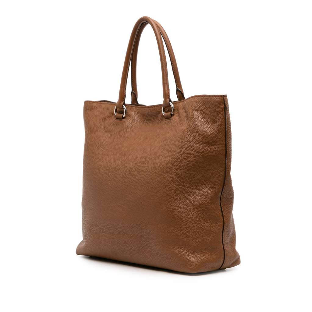 Prada Vitello Daino Open Convertible Tote - 2