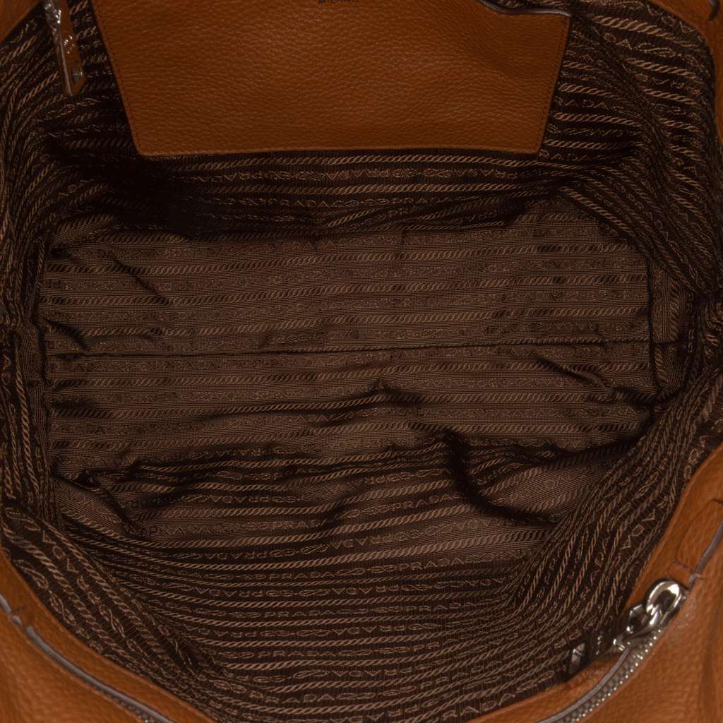 Prada Vitello Daino Open Convertible Tote - 4