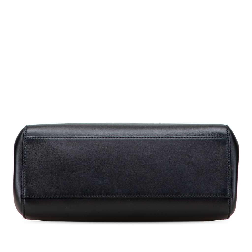 Gucci Small Leather Bamboo Nymphaea Satchel - 3